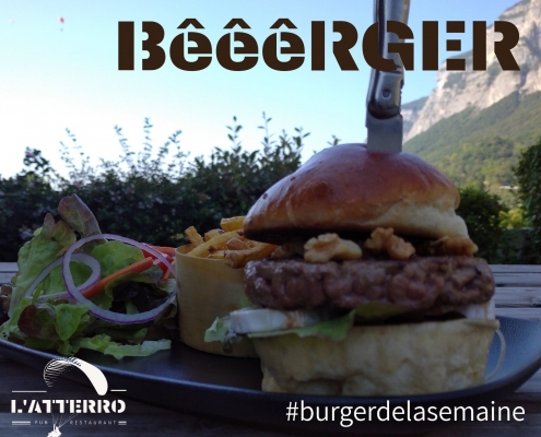 beeerger burger au chèvre